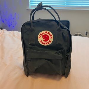 Fjallraven kanken mini dark gray backpack/purse